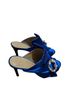 Enzo Angiolini 100% Fabric Blue Heels Size 7 1/2 - photo 2