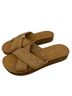 Mila Paoli Solid Tan Sandals Size 7 1/2 - photo 2