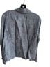 Eileen Fisher 100% Linen Stripes Blue White Blazer Size XL - photo 2