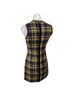 MSGM Plaid Black Yellow Casual Dress Size 8 - photo 2
