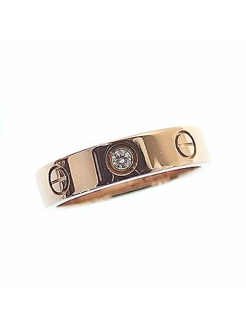 Cartier Cartier Love Ring for Women, Diamond, 18K Pink Gold (#48), 4.3g, 750 Gold (view 2)