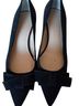 Ann Taylor 100% Other Black Flats Size 8 1/2 - photo 2
