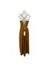 STAUD Gold Casual Dress Size L - photo 2