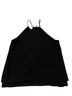 Paper Crane 100% Polyester Black Sleeveless Top Size M - photo 2