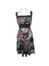 Speechless Paisley Black Multi Color Casual Dress Size L - photo 1