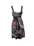 Speechless Paisley Black Multi Color Casual Dress Size L - photo 2