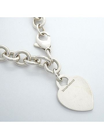 Tiffany & Co. Tiffany &amp; Co. Heart Tag Bracelet, Sterling Silver 925, Women's (view 2)