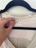 Pol Plaid Ivory Long Sleeve Top Size M - photo 3