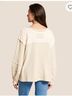 Pol Plaid Ivory Long Sleeve Top Size M - photo 6
