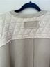 Pol Plaid Ivory Long Sleeve Top Size M - photo 5