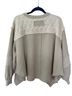 Pol Plaid Ivory Long Sleeve Top Size M - photo 2