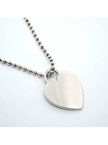 Tiffany & Co. Tiffany &amp; Co. Return to Heart Ball Chain Necklace, Sterling Silver 925, Women's (view 2)
