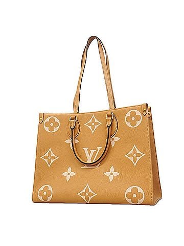 Louis Vuitton Louis Vuitton Monogram Empreinte Bicolor OnTheGo MM Tote Bag M45982 Arizona Cream 2-way bag for women (view 1)