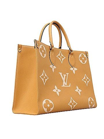 Louis Vuitton Louis Vuitton Monogram Empreinte Bicolor OnTheGo MM Tote Bag M45982 Arizona Cream 2-way bag for women (view 2)