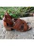 Madewell 100% Leather Brown Sandals Size 9 - photo 9