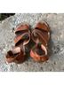 Madewell 100% Leather Brown Sandals Size 9 - photo 5