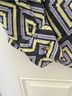 Tory Burch 100% Cotton Graphic Black Yellow Blouse Size 6 - photo 7