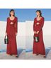 STAUD 86% Viscose 14% Polyester 100% Polyester Red Active Dress Size 8 - photo 4