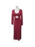 STAUD 86% Viscose 14% Polyester 100% Polyester Red Active Dress Size 8 - photo 1