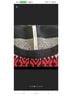 Free People Graphic Black Red White Pink Pullover Sweater Size XS - photo 3