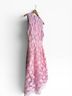 Paskal 100% Polyester Floral Pink Cocktail Dress Size S - photo 7