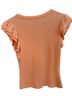 Guess Orange Short Sleeve Blouse Size M - photo 2