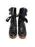 Marc Jacobs 100% Leather Black Boots Size 7 1/2 - photo 3