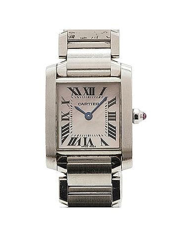 Cartier Cartier Tank Française SM W51028Q3 Pink Dial Women's Watch (view 1)