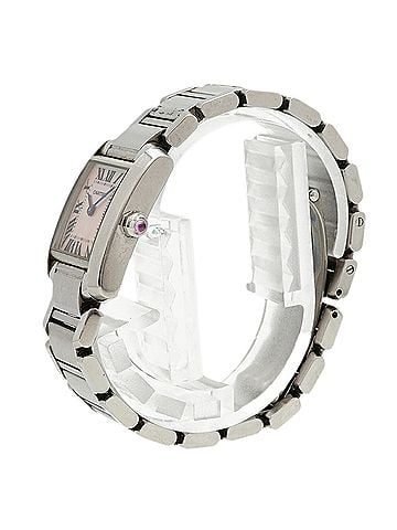 Cartier Cartier Tank Française SM W51028Q3 Pink Dial Women's Watch (view 2)