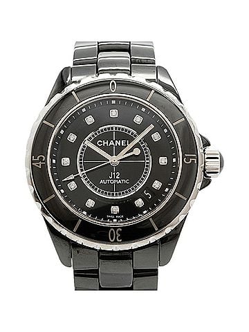 Chanel Chanel J12 Diamond H1626 Black Dial Men's Watch (view 1)