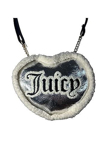 Juicy Couture Silver Heart Crossbody Bag Crossbody Bag (view 1)