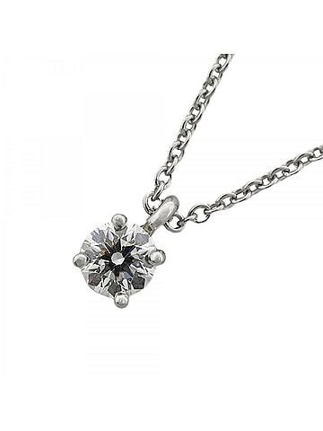 Tiffany & Co. Tiffany &amp; Co. Solitaire Necklace, 1PD (One Diamond), Platinum 950, Ladies' (view 1)