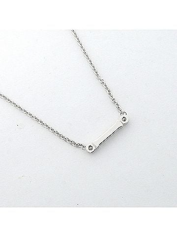 Tiffany & Co. Tiffany &amp; Co. Fleur-de-lis Stem Necklace, Platinum 950, Diamond, Ladies' Necklace (view 2)