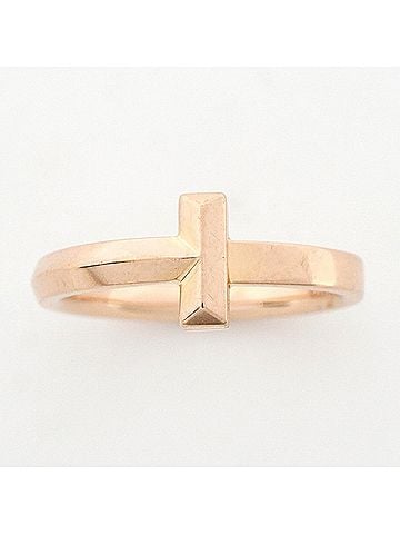 Tiffany & Co. Tiffany &amp; Co. T One Ring, 18K Pink Gold, Women's (view 2)