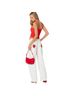 Edikted White Red Jeans Size XL - photo 2