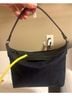 Longchamp Black Blue Leather Hobo One size - photo 4