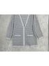 Talbots 100% Merino Plaid Gray Cardigan Size 2X - photo 5