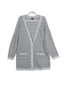 Talbots 100% Merino Plaid Gray Cardigan Size 2X - photo 1