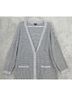 Talbots 100% Merino Plaid Gray Cardigan Size 2X - photo 4