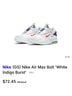 Nike White Blue Green Pink Sneakers Size 6 - photo 10