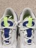 Nike White Blue Green Pink Sneakers Size 6 - photo 12