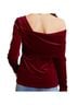 Kojooin Red 3/4 Sleeve Top Size M - photo 2