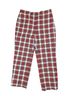 J.Crew Plaid Multi Color Red White Casual Pants Size 12 - photo 1