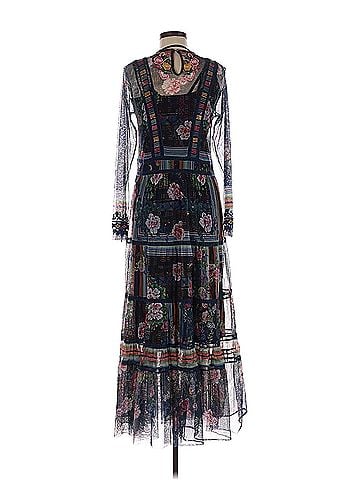 Johnny Was Johnny Was Biya Dayana Embroidered Floral Mesh Maxi Dress Womens Johnny Was Cocktail Dress (view 2)