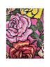 Consuela 100% Pvc Floral Pink Yellow Orange Green Tote One size - photo 4