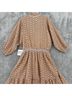 Shoshanna 100% Polyester Floral Tan Casual Dress Size 10 - photo 6
