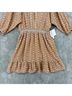 Shoshanna 100% Polyester Floral Tan Casual Dress Size 10 - photo 5