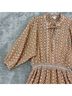Shoshanna 100% Polyester Floral Tan Casual Dress Size 10 - photo 13