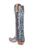 Dan Post 100% Cotton Blue White Boots Size 9 - photo 2