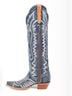 Dan Post 100% Cotton Blue White Boots Size 9 - photo 4